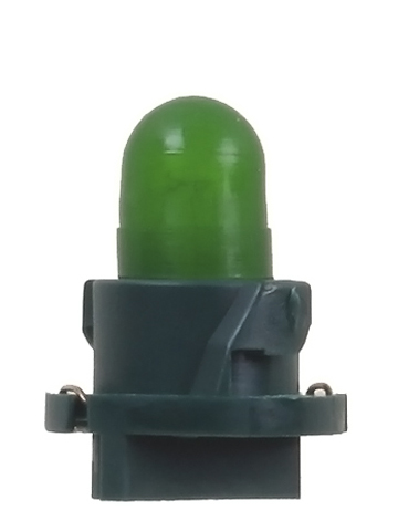 Лампа дополнительного освещения Koito 14V 80mA T4.8 E1580 цоколь (зелёный)