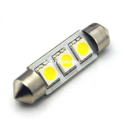 Купить Светодиодная лампа C5W 3 LED 5050 36mm | Svetodiod96.ru