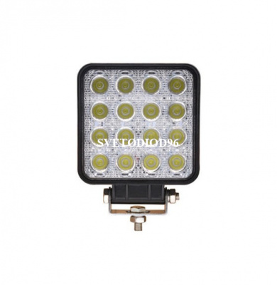 Купить Светодиодная фара SQ016S, 16 LED CREE, 48W, направленный свет, 12/24V, 1шт. | Svetodiod96.ru