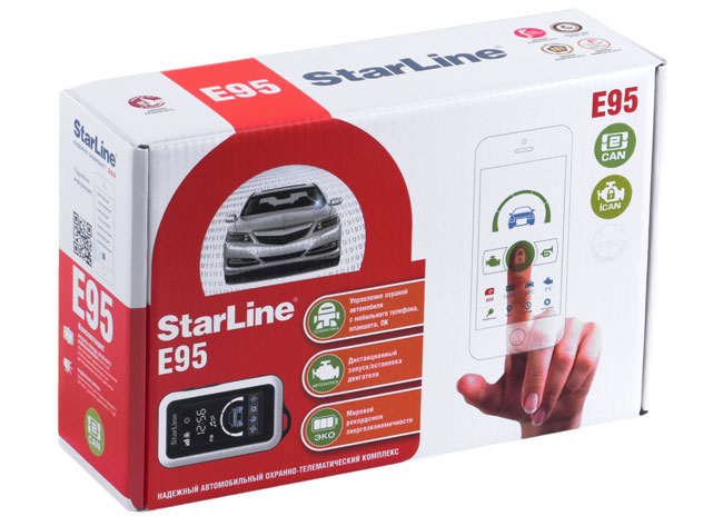 Сигнализация Starline E95 ВТ 2CAN+2LIN