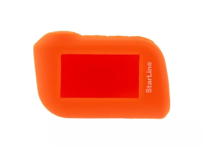 Чехол силиконовый для брелка StarLine A93 оранжевый
