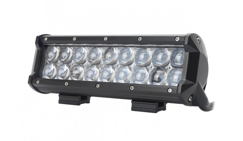 Светодиодная фара-балка CL-54W 18 LED CREE х 3W, 54W, ЛИНЗА 4D, рассеиваемый свет, 9-32V