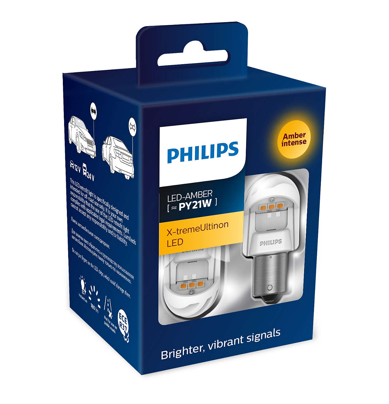 Philips X-tremeUltinon LED gen2 (PY21W, 11498XUAXM) + Smart Canbus