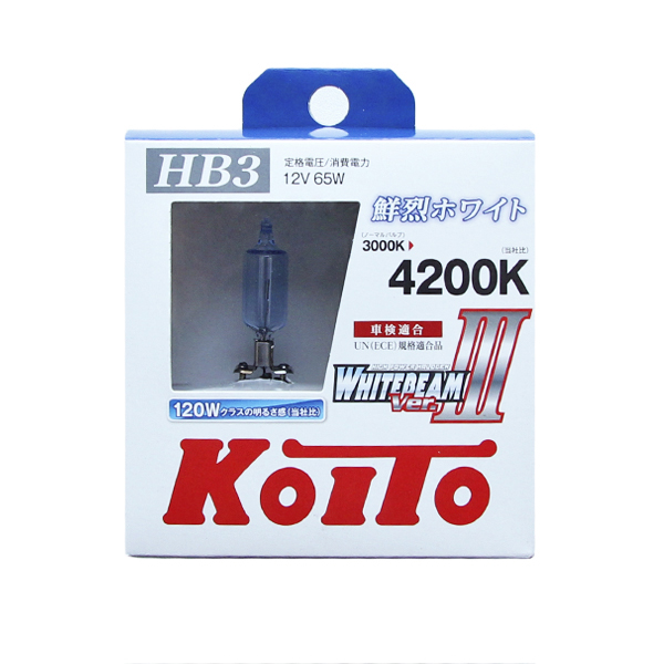 Koito Whitebeam III 9005 (HB3) 12V-65W (120W) P0756W