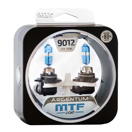 MTF Light 9012 HIR2 12V 55W Argentum +80% 4000K