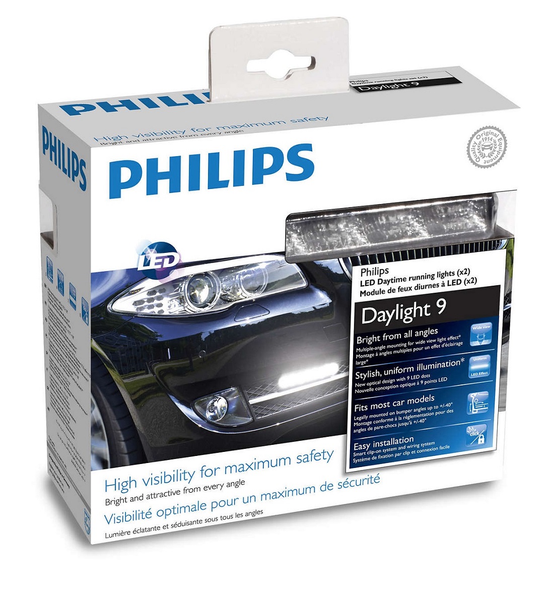 Дневные ходовые огни Philips DayLight 9 (12831WLEDX1)