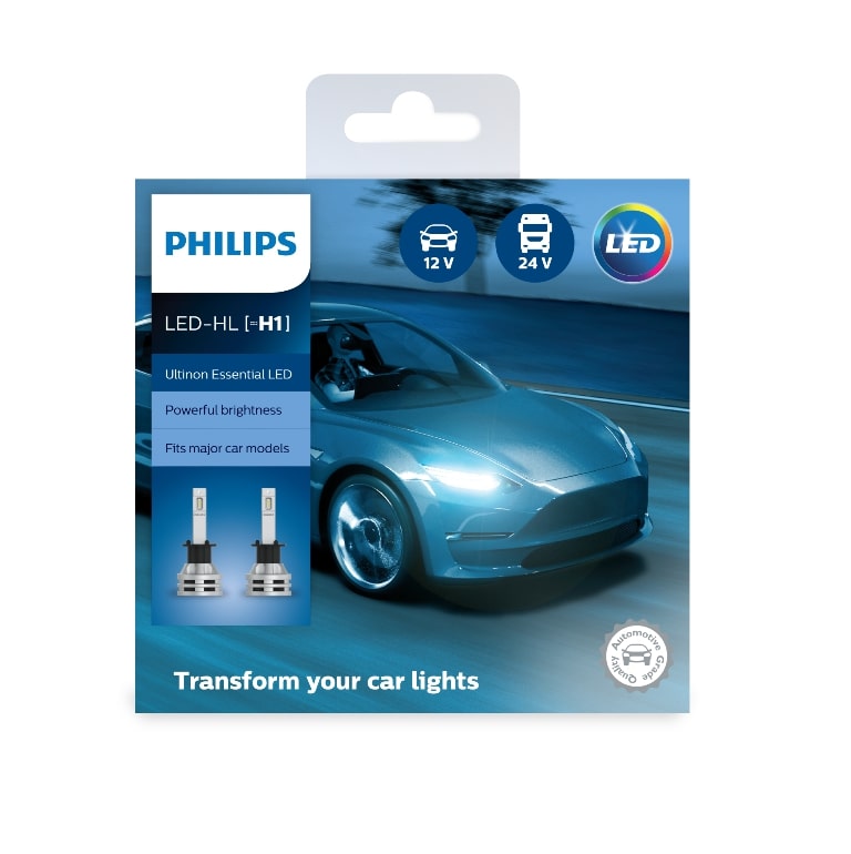 Светодиодная автомобильная лампа PHILIPS Ultinon Essential LED (H1, 11258UE2X2)