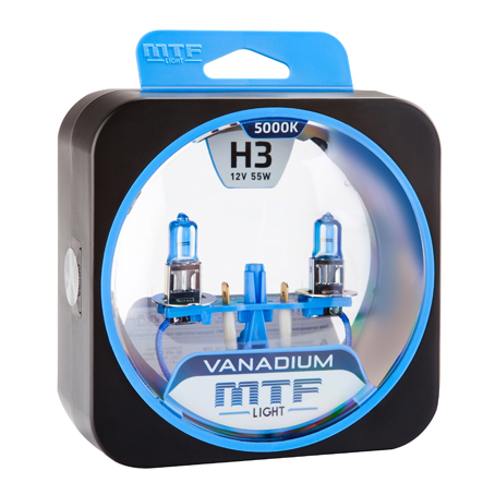 MTF Light H3 12V 55W Vanadium 5000К