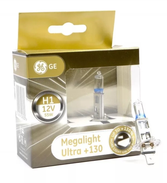 General Electric H1 12V- 55W (P14,5s) Megalight Ultra +130%
