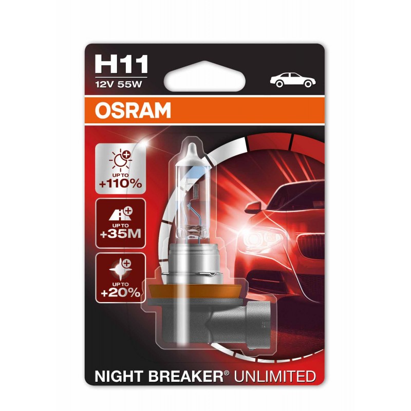OSRAM NIGHT BREAKER UNLIMITED (H11, 64211NBU-01B)