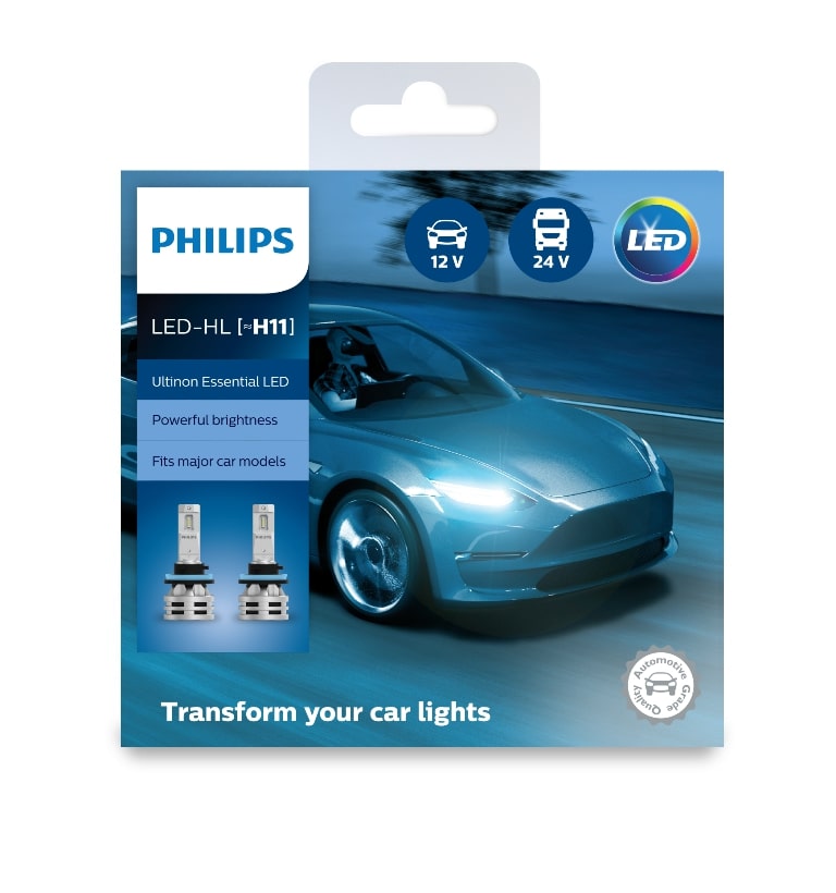Светодиодная автомобильная лампа PHILIPS Ultinon Essential LED (H11, 11362UE2X2)