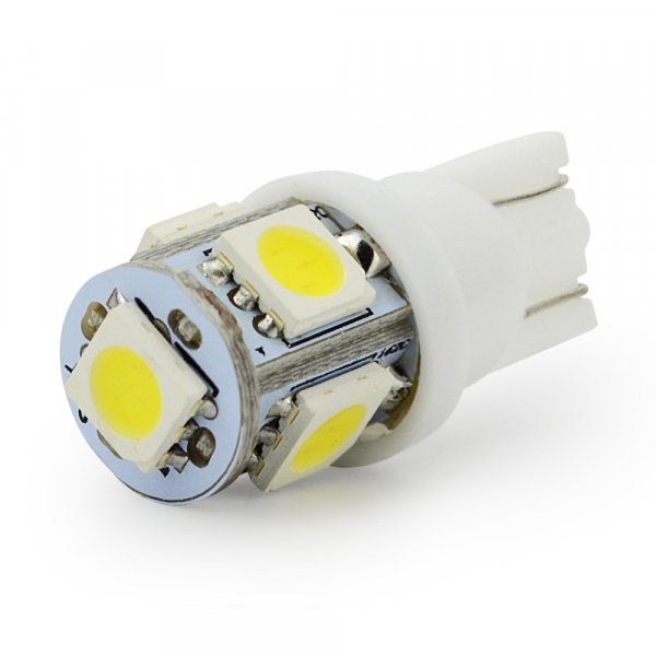 Светодиодная лампа W5W 5 LED 5050 5000K