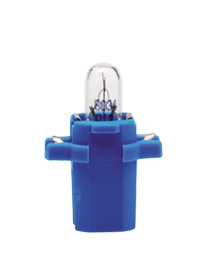 Лампа автомобильная Narva BAX 12V-2W (BAX8.3s/BAX10s/1,5) blue 17058