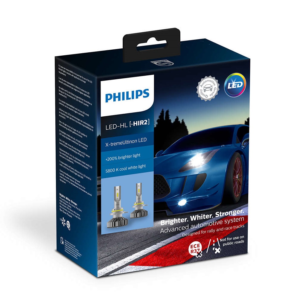 Светодиодная автомобильная лампа PHILIPS X-TREME ULTINON LED (HIR2(9012), 11012XUX2)