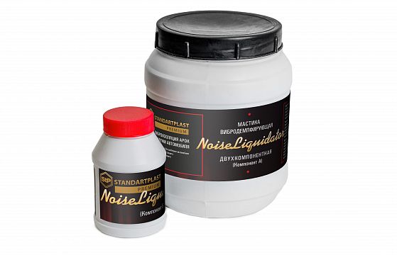 Мастика двухкомпонентная вибродемпфирующая STP NoiseLIQUIDator