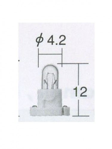 Лампа дополнительного освещения Koito 14V 0.1A T4.2 1565