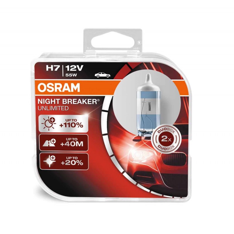 OSRAM NIGHT BREAKER UNLIMITED (H7, 64210NBU-DUOBOX)