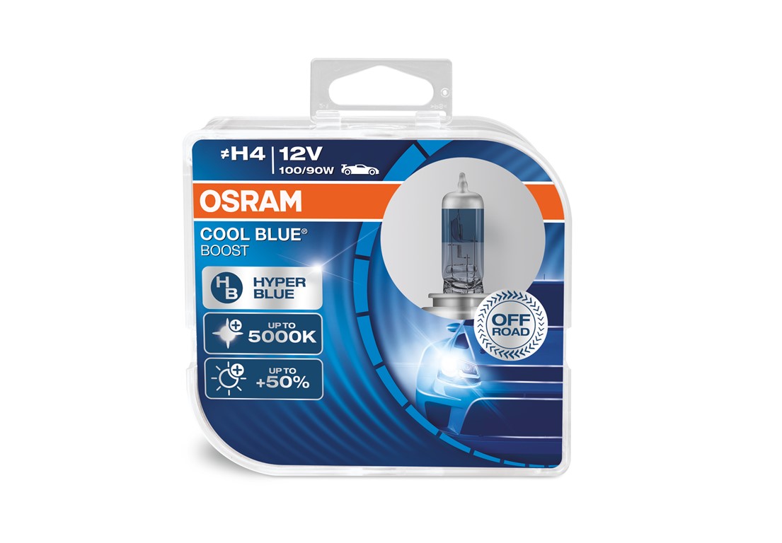 OSRAM COOL BLUE BOOST (H4, 62193CBB-HCB)