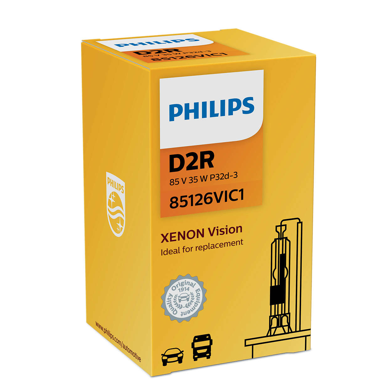 PHILIPS XENON VISION (D2R, 85126VIC1/85126VIS1)