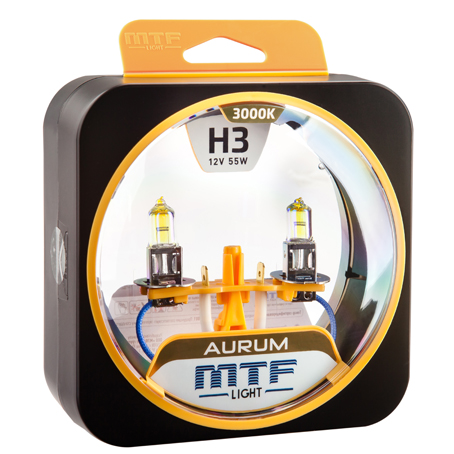 MTF Light H3 12V 55W AURUM 3000К