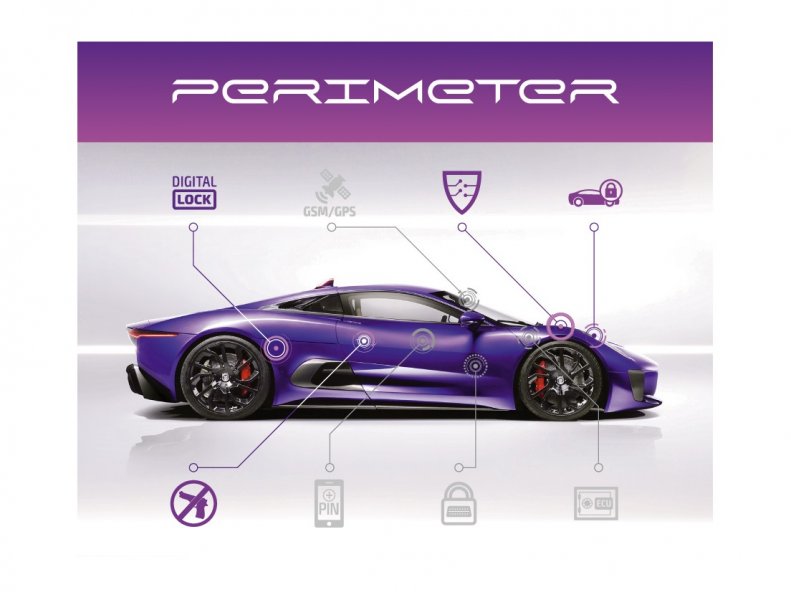 Противоугонный комплекс PERIMETER RAPTOR LIGHT с замком капота