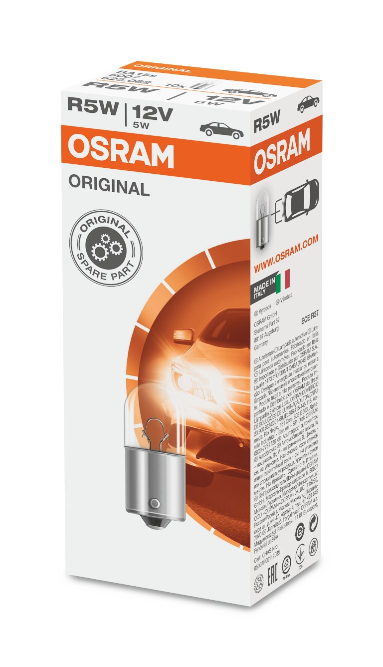 OSRAM ORIGINAL LINE 12V (R5W BA15s 5007)