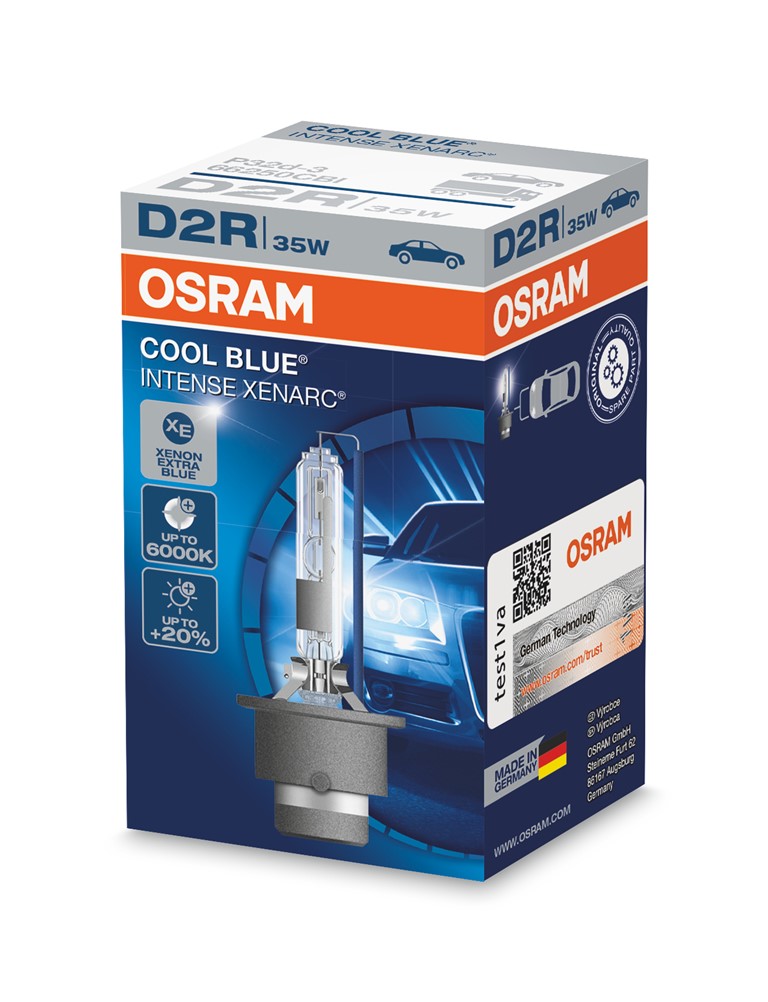 OSRAM XENARC COOL BLUE INTENSE (D2R, 66250CBI)