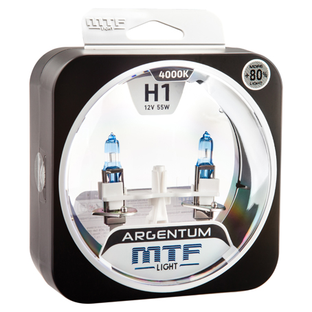 MTF Light H1 12V 55W Argentum +80% 4000K