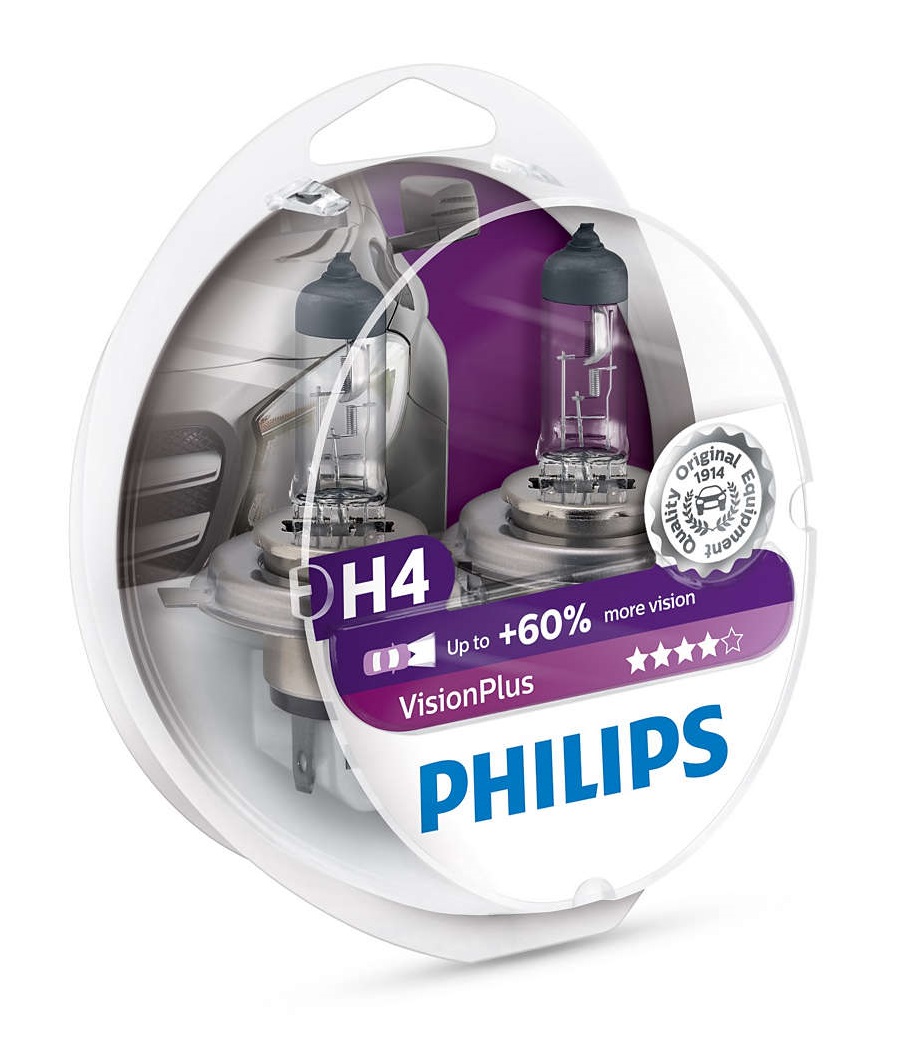 PHILIPS VISION PLUS (H4, 12342VPS2)