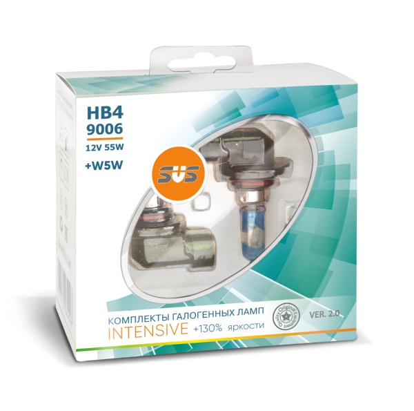 SVS Intensive +130% HB4/9006 55W+W5W