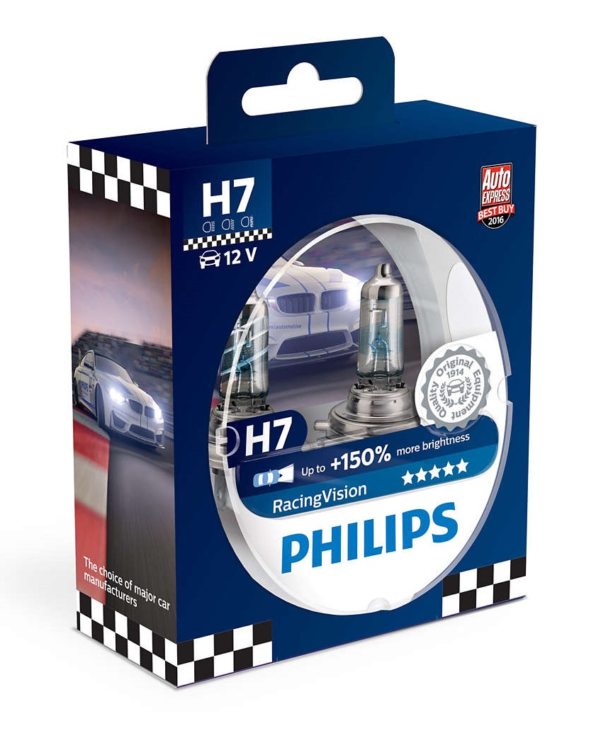 PHILIPS Racing Vision (H7, 12972RVS2)