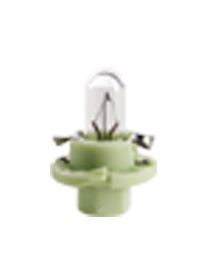 Лампа автомобильная Narva BAX 12V-2W (BX8,4d) light-green 17054