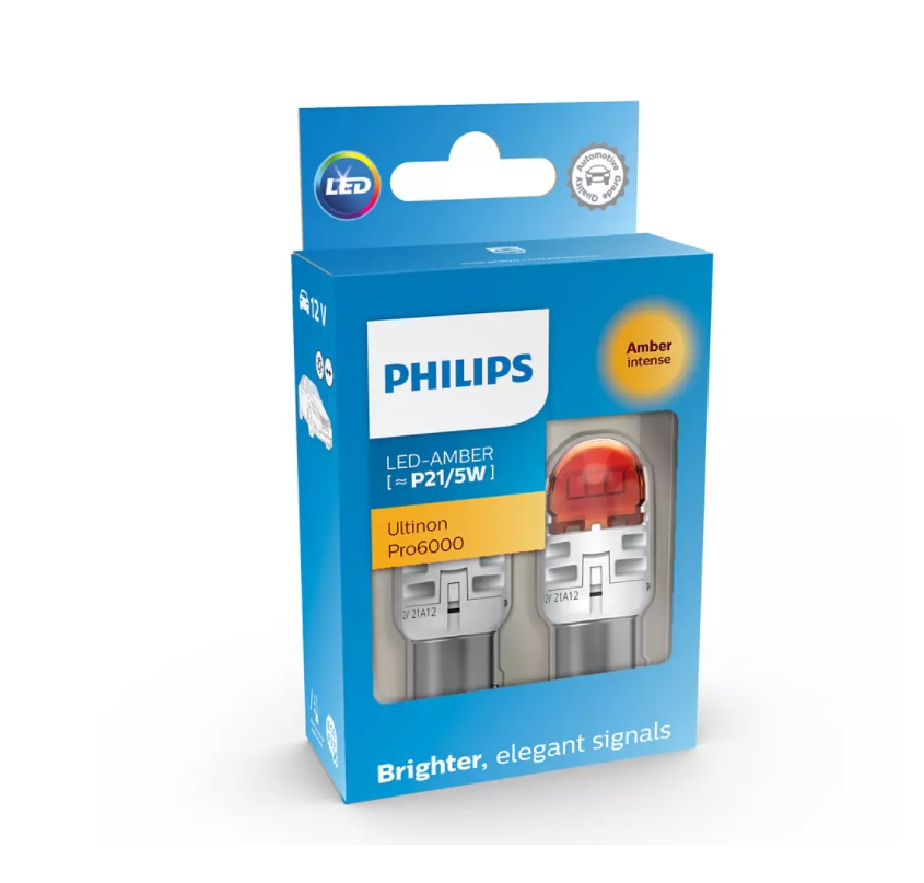 Philips Ultinon Pro6000 (P21/5W, 11499AU60X2) Amber