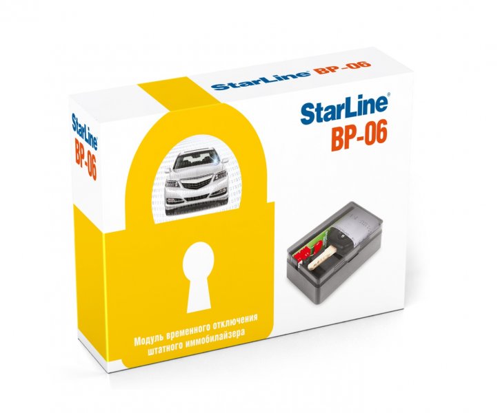 Модуль временного отключения штатного иммобилайзера StarLine BP-06
