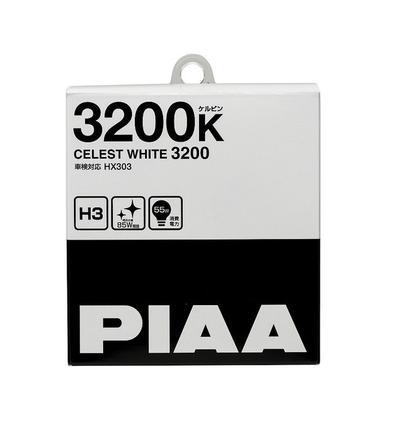 PIAA CELEST WHITE (H3) HX-303 (3200K) 55W
