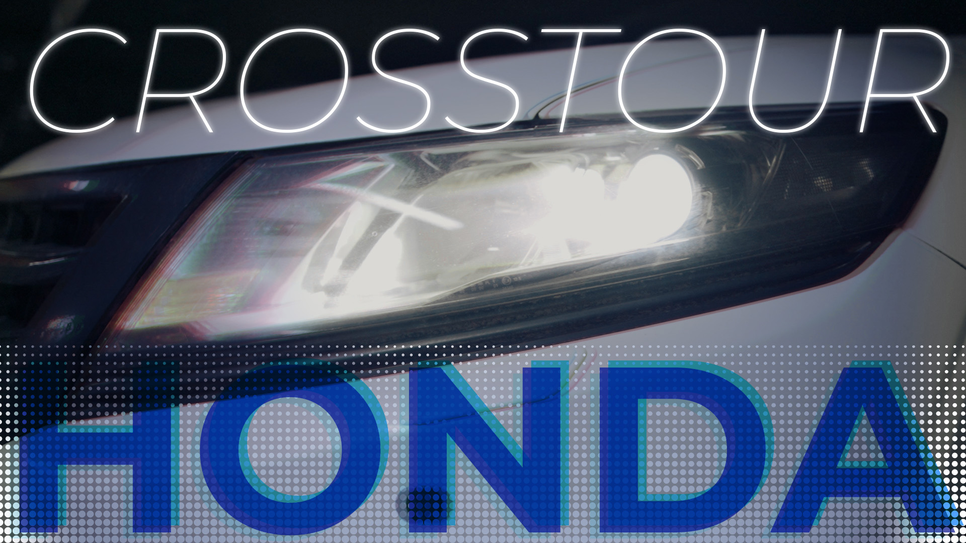 Замена штатных ксеноновых линз на би-светодиодные на Honda Crosstour