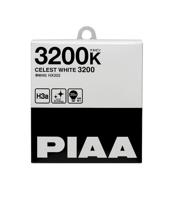 PIAA CELEST WHITE (H3A) HX-302 (3200K) 35W
