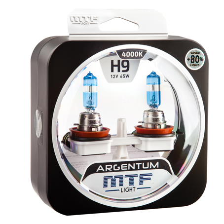 MTF Light H9 12V 65W Argentum +80% 4000K