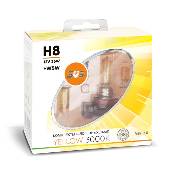 SVS Yellow 3000K H8 35W+W5W