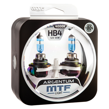 MTF Light HB4 9006 12V 55W Argentum +80% 4000K
