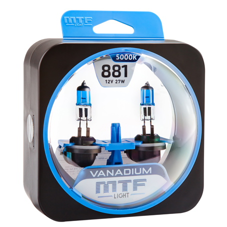 MTF Light H27 881 12V 27W Vanadium 5000К