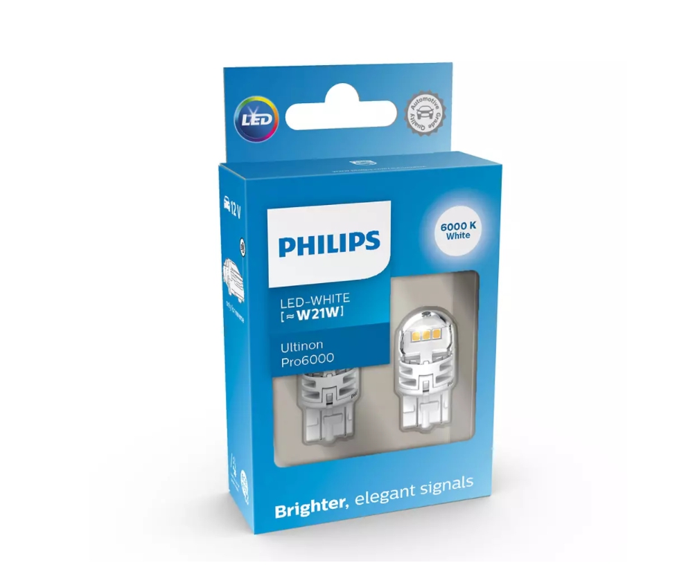 Philips Ultinon Pro6000 (W21W, 11065CU60X2) White