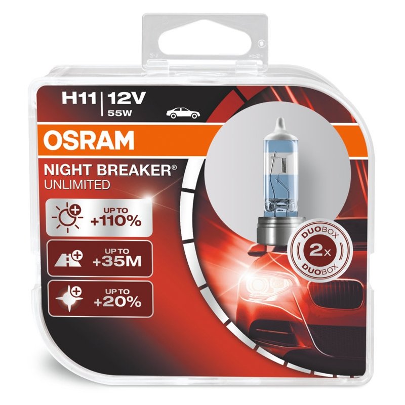OSRAM NIGHT BREAKER UNLIMITED (H11, 64211NBU-DUOBOX)