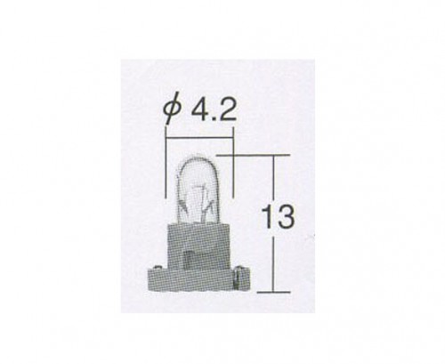 Лампа дополнительного освещения Koito 14V 80mA T4.2 1563