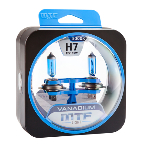 MTF Light H7 12V 55W Vanadium 5000К