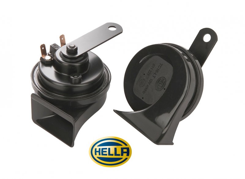 Звуковой сигнал Hella 12V TC16 (72W, 400/500 Hz,105-118dB) TC16 рожок черный 3FH 011 225-831