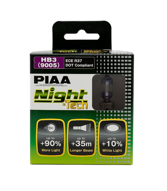 PIAA NIGHT TECH (TYPE HB3) HE-825 (3600K) 60W