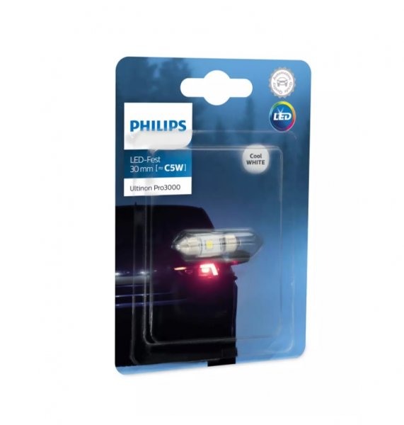 Philips Ultinon Pro3000 LED (C5W, SV8,5-30/11, 11860U30CWB1) 6000K