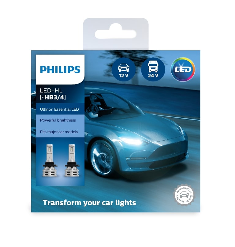 Светодиодная автомобильная лампа PHILIPS Ultinon Essential LED (HB3/HB4, 11005UE2X2)