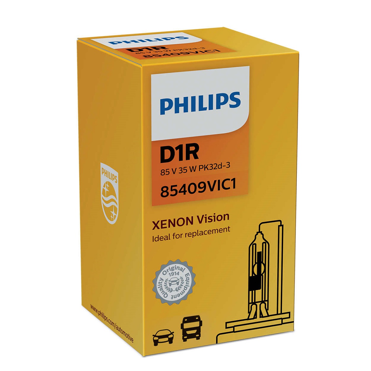 PHILIPS XENON VISION (D1R, 85409VIC1/85409VIS1)